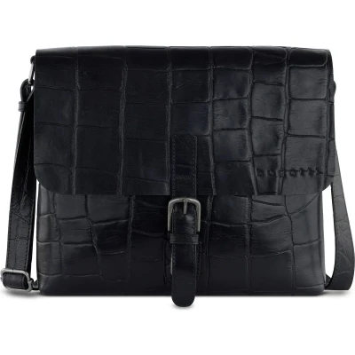 Afbeelding van bugatti Nevio Messenger Schoudertas, Dames, Maat: One Size, Schwarz