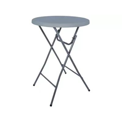 Afbeelding van Inklapbare Statafel Bt200, Grijs, Diameter 80 Cm Meubilair