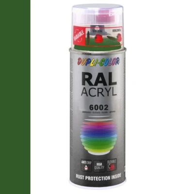 Afbeelding van Dupli Color Ral Acryl 6002 Blad groen Hoogglans 400 ml