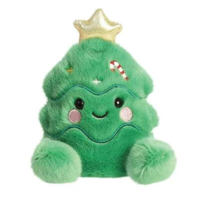 Afbeelding van Aurora Palm pals Kerstboom knuffel 13 cm