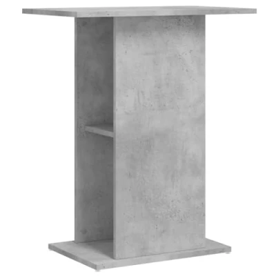 Afbeelding van vidaXL Aquariumstandaard 60,5x36x72,5 cm bewerkt hout betongrijs