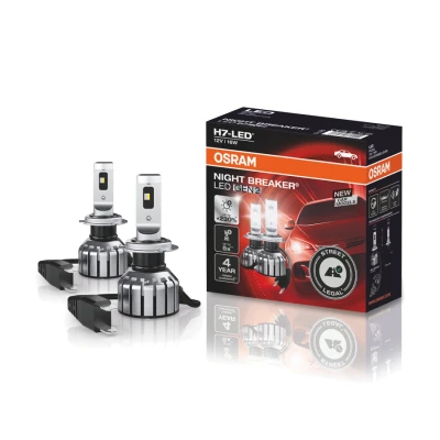 Afbeelding van Osram H7 LED Koplamp 12V Set Night Breaker GEN2 ECE goedgekeurd