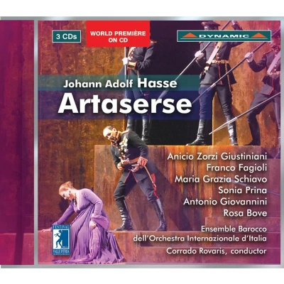 Afbeelding van Ensemble Barocco Of The Orchestra Internationale D&#039;Italia, Corrado Rovaris Hasse: Artaserse (3 CD)