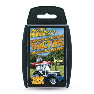 Afbeelding van Top Trumps Speciaal kaartspel 30 tractoren, ontdek interessante feiten in dit educatieve spel, inclusief wanneer de Ford MOM/H werd gemaakt, zijn meer dan 2 spelers een geweldig cadeau