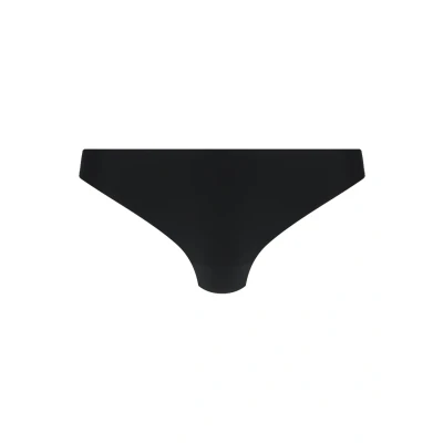 Afbeelding van Naadloze string dames Soft Stretch Invisible onzichtbare vrouwen Zwart