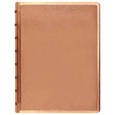 Afbeelding van Filofax Notitieboek Saffiano A5 Papier/kunstleer Roségoud