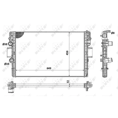 Afbeelding van Radiateur NRF 58361