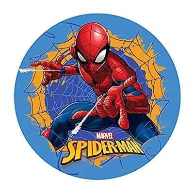Image de disque déco gâteau en azyme 20cm spiderman 114398
