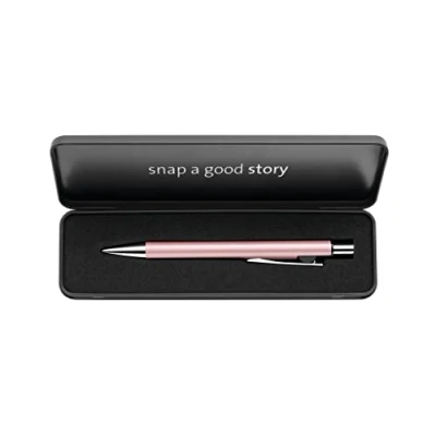 Afbeelding van Pelikan Kugelschreiber Snap Metalic K10 Rosegold im Etui Blauw Intrekbare balpen met klembevestiging Medium 1 stuk(s)