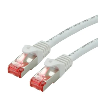 Afbeelding van ROLINE patchkabel Cat.6 S/FTP (PiMF), componentniveau, LSOH, wit, 3 m