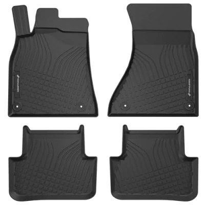Afbeelding van WALSER Hoogwaardige automatten compatibel met Audi A4 B8/A4 Allroad B8 Avant 2007 2016, 100% op maat gemaakt, made in EU, robuuste vloermatten