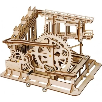 Afbeelding van Robotime DIY bouwpakket LG502 Houten knikkerbaan Marble squad