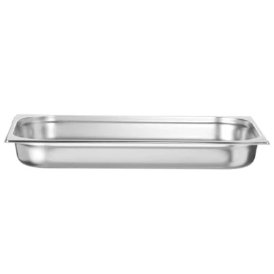 Afbeelding van HENDI Gastronorm bak, GN 1/1, hittebestendigheid 40 C tot 300 C, te gebruiken in convectieovens, koelkasten, waterbaden, chafing schijven, 9 l, 530 x 325 65 mm, roestvrij staal