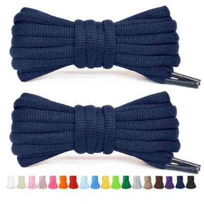 Afbeelding van Stepace [2 paar 60 cm ronde schoenveters voor sneakers, lengte 200 18 kleuren,