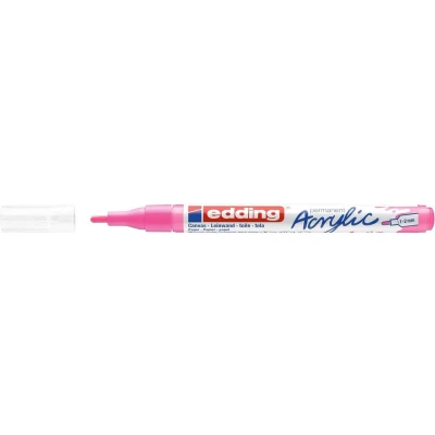 Afbeelding van edding 5300 Acrylic Marker neon roze 1 ST 2mm / 4 5300069