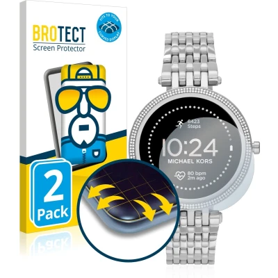 Afbeelding van BROTECT Volledig bedekkende screen protector, Smartwatch beschermfolie, Transparant