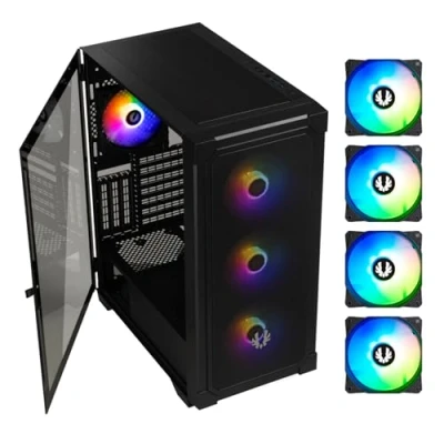 Afbeelding van PC behuizing BITFENIX Graph ARGB Medium toren ATX Zwart 4 A RGB ventilatoren