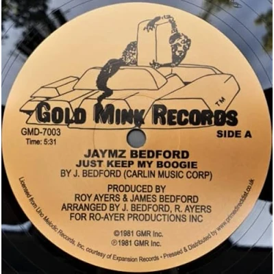 Afbeelding van Jaymz Bedford Just Keep My Boogie (12&quot; Vinyl Single)