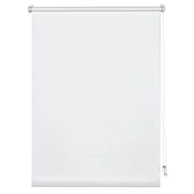 Afbeelding van Deco Company verduisterend rolgordijn ter bevestiging, kleur: wit 90 x 210 cm (b h)