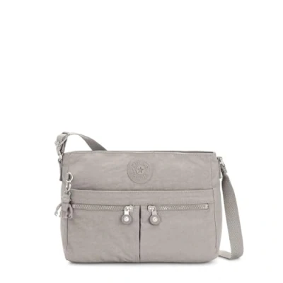 Afbeelding van Kipling New Angie Schoudertas voor dames, M, grijs.