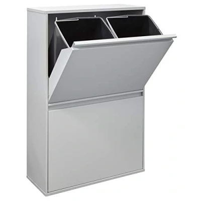 Afbeelding van Arregui M127270 Container Afvalemmer 4 compartimenten grijs
