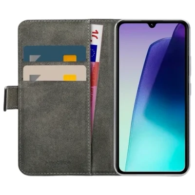 Afbeelding van Mobilize PU leer Book Case Zwart Poco C75/Xiaomi Redmi 14C