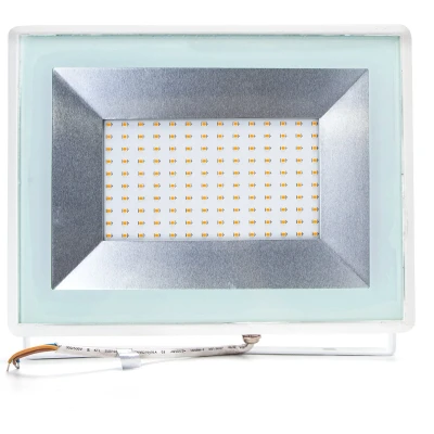 Afbeelding van Buitenlamp wit LED 100W=1000W schijnwerper koelwit 4000K waterdicht IP65
