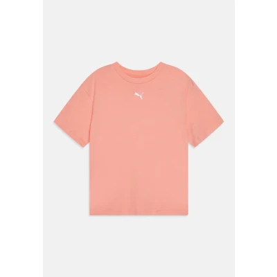 Afbeelding van Essentials Boxy T shirt voor Dames, Roze, Maat 9 10Y PUMA