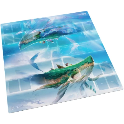 Afbeelding van Altered Prime Game MAT XL Officieel gelicentieerde speelmat voor twee spelers, met antislip achterkant, ultradun oppervlak, aangewezen gebieden, zachte bekleding, kleurenillustratie, 70 x 75 cm,
