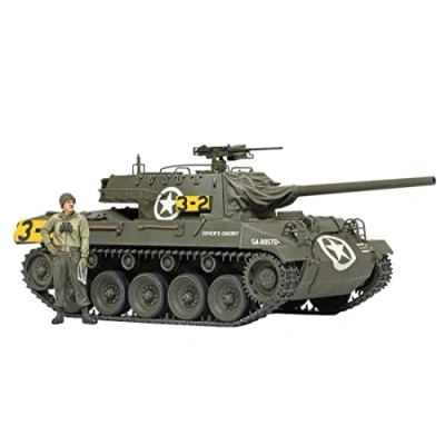 Afbeelding van 1:35 Tamiya 35376 U.S. Tank Destroyer M18 Hellcat Plastic Modelbouwpakket