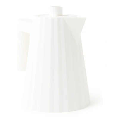 Afbeelding van Alessi Plissé Waterkoker Wit 1l