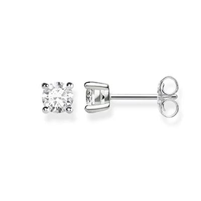 Afbeelding van Thomas Sabo Damesoorbellen 925 sterling zilver zirkonia H1965 051 14 One Size,