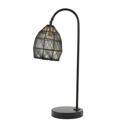 Afbeelding van Meya tafellamp 23x18x60 cm zwart/goud