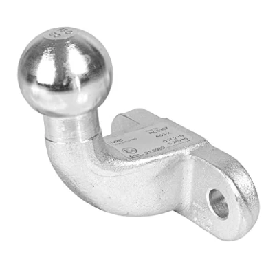 Image de Spotlight Boule d&#039;attelage équerre remorque, rotule col de cygne Diamètre 50mm Déport 75mm Compatible avec tous types véhicules Charge maxi : 3T5 Visserie non livrée