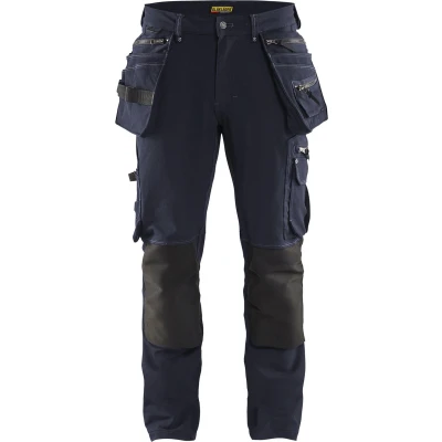 Afbeelding van Blaklader Werkbroek met 4 weg stretch X1900 1998 1644 Donker marineblauw/Zwart C44
