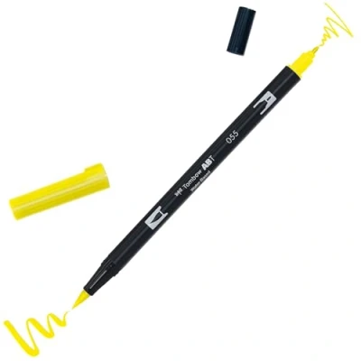 Afbeelding van Tombow ABT dubbele brushpen process yellow 055