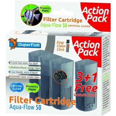 Afbeelding van Superfish aquaflow 50 crystal cartridge 3+1 promo