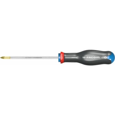 Afbeelding van Facom PROTWIST® schroevendraaier voor Pozidriv® kruiskopschroeven rond bled ATD2X250