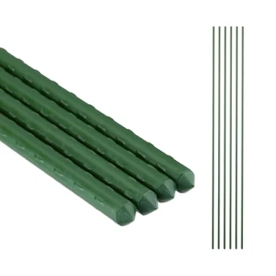 Afbeelding van plantenstokken set van 10 100 cm Ø mm stalen kern klimplanten