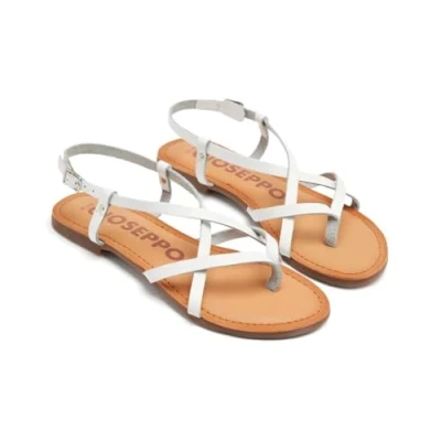 Afbeelding van Gioseppo Lelex Teensandalen, Dames, Maat: 40, Blanco Leer