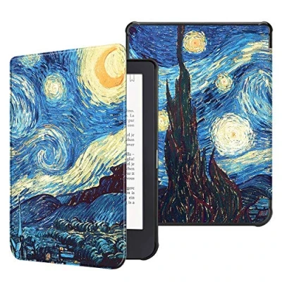 Afbeelding van FINTIE Hoes voor Kobo Clara HD beschermhoes dun lichtgewicht magnetische sluiting automatische wekker/slaapfunctie 6 inch eBook Reader 2018, Sterrennacht