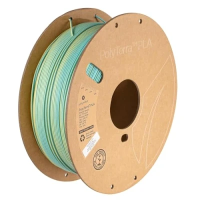 Afbeelding van Polymaker PolyTerra PLA Filament Dual Chameleon (Teal Yellow) 1.75 mm 1KG