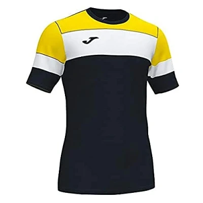 Afbeelding van Joma Crew IV T shirt M/C heren zwart antraciet maat XS