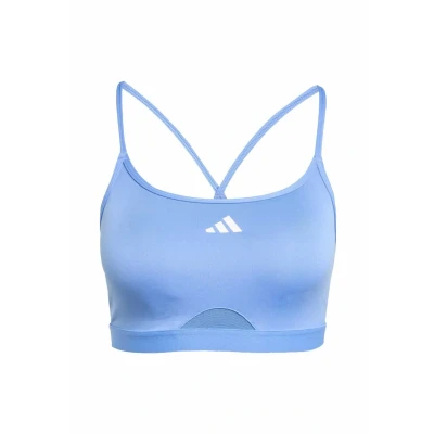 Afbeelding van adidas Performance 3STRIPES Sportbh met light support, Dames, Maat: XS, Blue fusion
