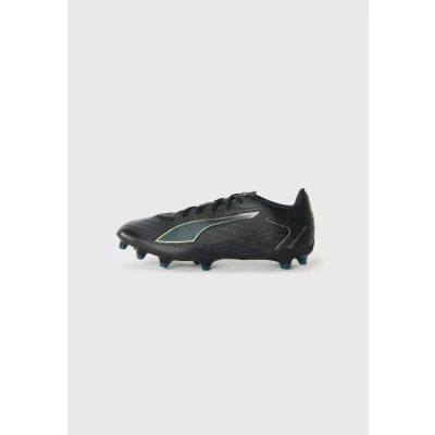 Afbeelding van PUMA ULTRA 6 PLAY FG/AG Unisex Sportschoenen Black Fizzy Light Green Terrain