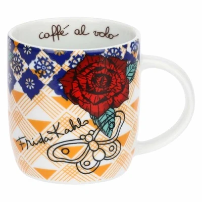 Afbeelding van THUN Mexico x Frida Kahlo porseleinen mok porselein collectie 300 ml, Ø 8,5 cm, 10,5 cm h