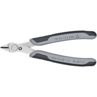 Image de KNIPEX 78 03 125 ESD électronique Super Knips avec poignées multi composants mm