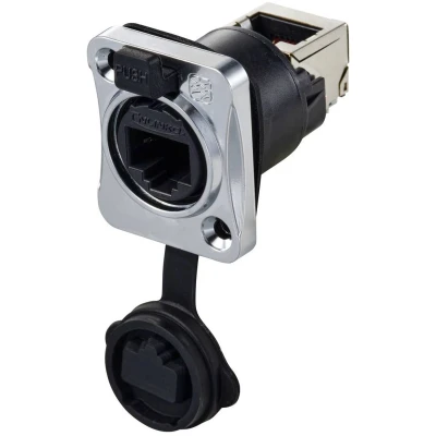 Afbeelding van TRU COMPONENTS TC 12770432 Inbouwbus, haaks IP65 Met afdekking 1 stuk(s)