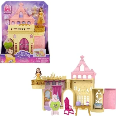 Afbeelding van Disney Prinzessin Belle&#039;s Magical Surprise Castle Playset