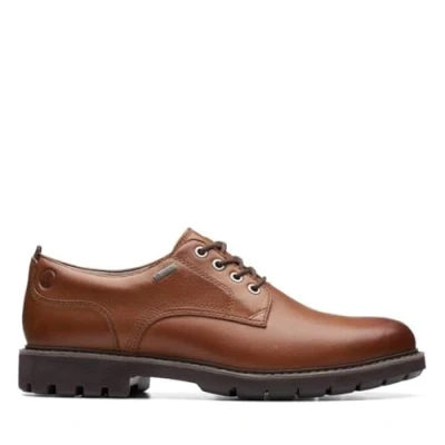 Afbeelding van Clarks Batcombetiegtx, Oxford stof voor heren, Zwart leder